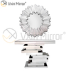 Custom Size Vxin Mirrored Modern 3D Silver Elegant Wooden Console Table with Mirror for Living Room Furniture