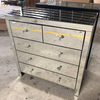 Mirrored Silver Chest of Drawers Hallway Cabinet Glass Cabinet Bedroom Home Furniture WXF-802