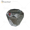 Modern Living Room Sofa Corner Furniture Silver Glass Mirrored Tea Table Coffee Table Mirrored Bedside Table