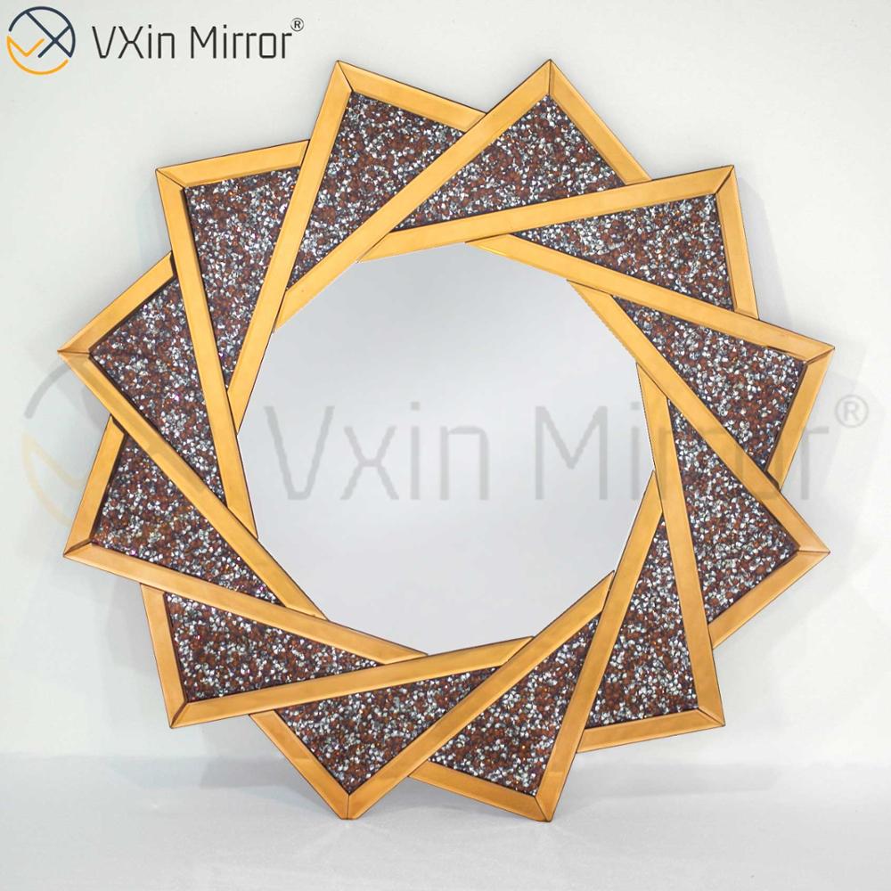 Cheap Vxin Modern Living Room Furniture Home Decor Crush Diamond Luxury Furniture Set Mirror Console Table
