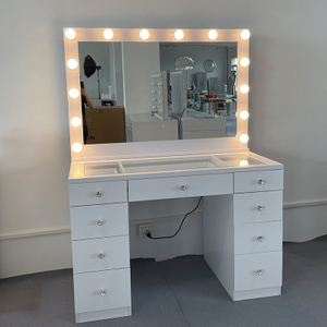 white vanity table