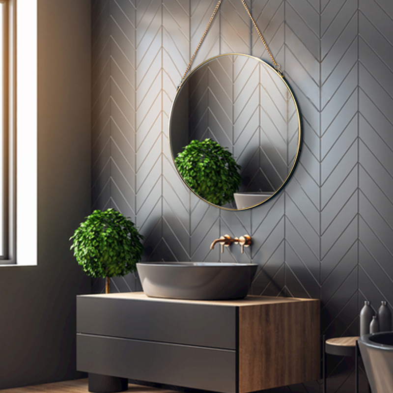 Golden Vxin WXM-0307 Unique Wall Decor Gold Metal Frame Decorative Mirrors Luxury Wall Mirror