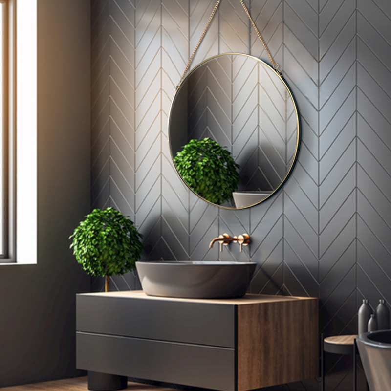 Golden Vxin WXM-0307 Unique Wall Decor Gold Metal Frame Decorative Mirrors Luxury Wall Mirror