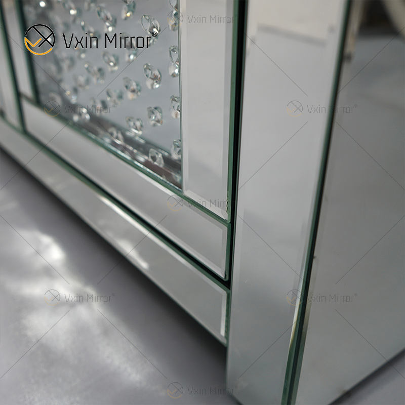 black chrome tv stand