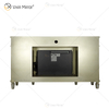 Kellington Mirrored Fireplace Media Console Electric Fireplace Mirrored Fireplace TV Stands Cabinet WXF-413