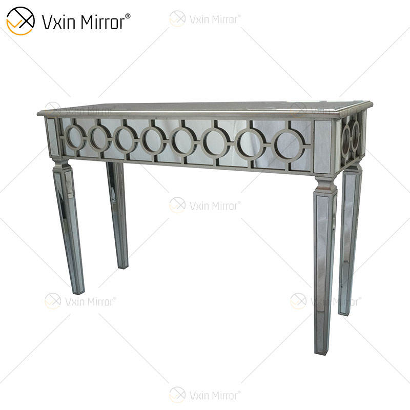 console table with 2 shelves