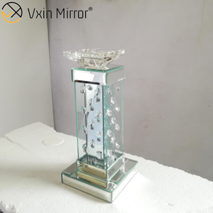 Vxin Mirror WXCH-05 Crystal Mirrored Candle Holder