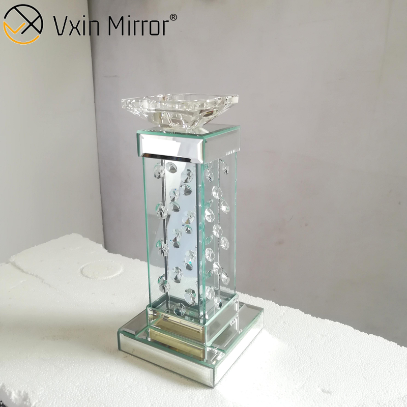 Vxin Mirror WXCH-05 Crystal Mirrored Candle Holder