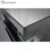 Luxury Furniture Diamond Silver Mirrored Glass Rectangle Coffee Table