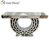 Most Popular Vxin Elegant Popular Furniture Silver Glass CC Console Table with Mirror Sets