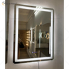 WXDL-111 LED 3 Color Light Touch Screen Defogging 5mm Display Time Temperature Environmental Protection Mirror