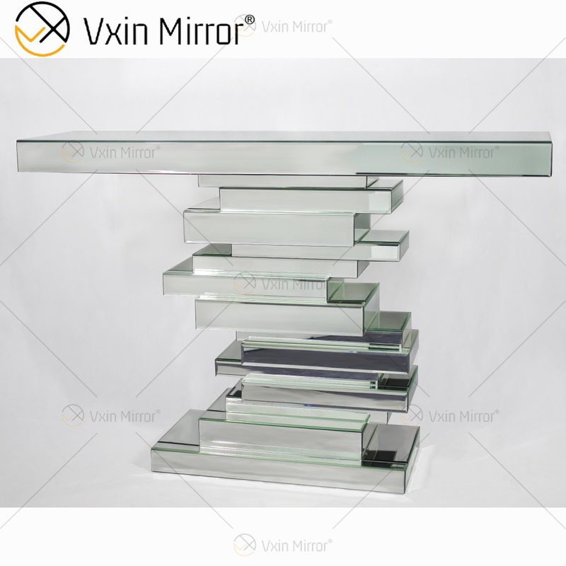 Wholesale Elegant WXF-011 Charming Silver Mirror Console Table for Furniture Luxury