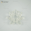 Factory Supply Vxin Mirror Flower VX-07 Silver Candlestick Lotus Crystal Candle Holder