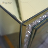 Luxury Decor WXF-099 Gold Mirored Crushed Diamond Cupboard Cabinet With Muti Drawers