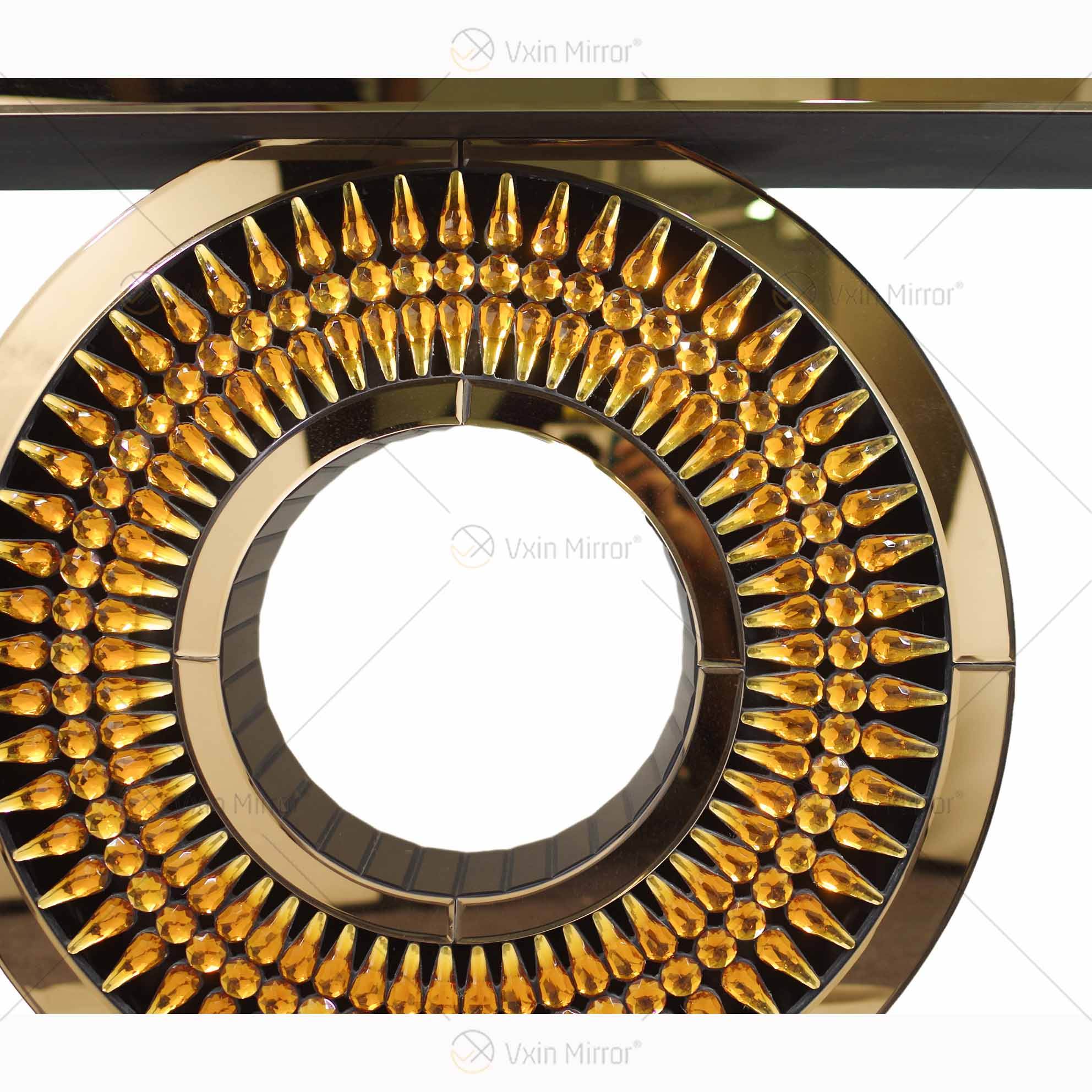 black vanity desk with drawers