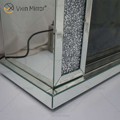 crushed diamond tv unit with firecrushed diamond tv unit with fire