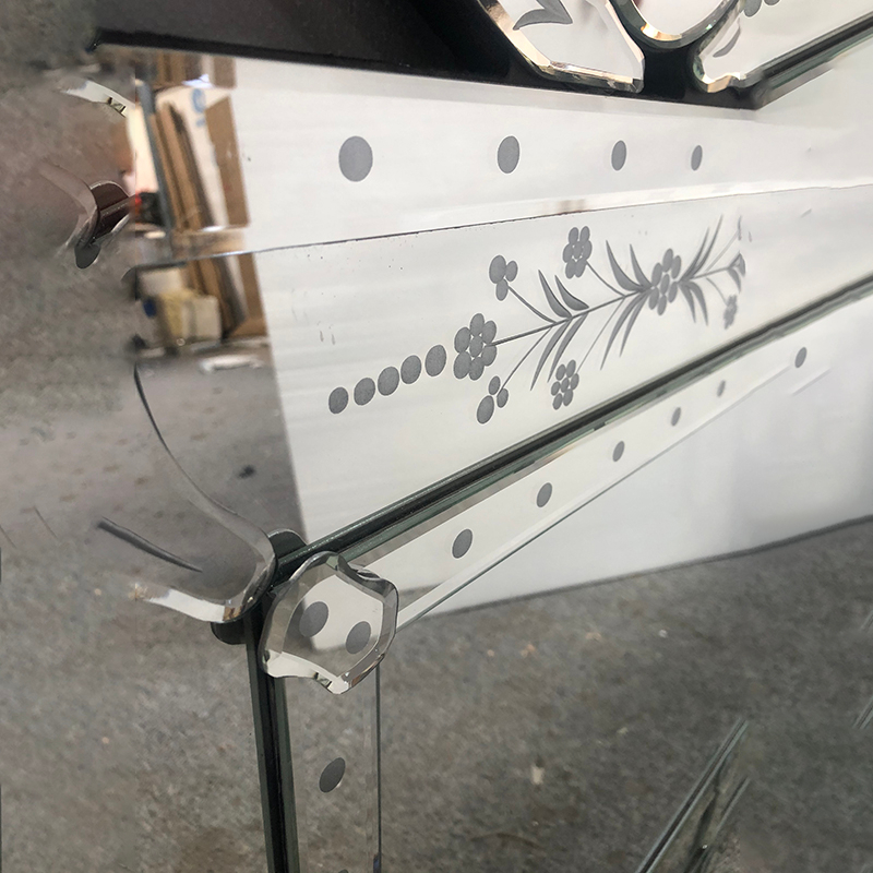 Wholesale WXVM-047 Modern Venetian Design Mirrors Wall Rectangle Silver Wall Mirror