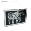 VXin WXMA-22 Home Decor Glass Frame Mirrored Tiger Wall Art Crystal Porcelain Painting Mirror Wall Art