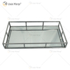 Hot Sell Vxin Mirror WXT-005 Modern Decor Silver Stainless Steel Frame Mirrored Tray 2 Size