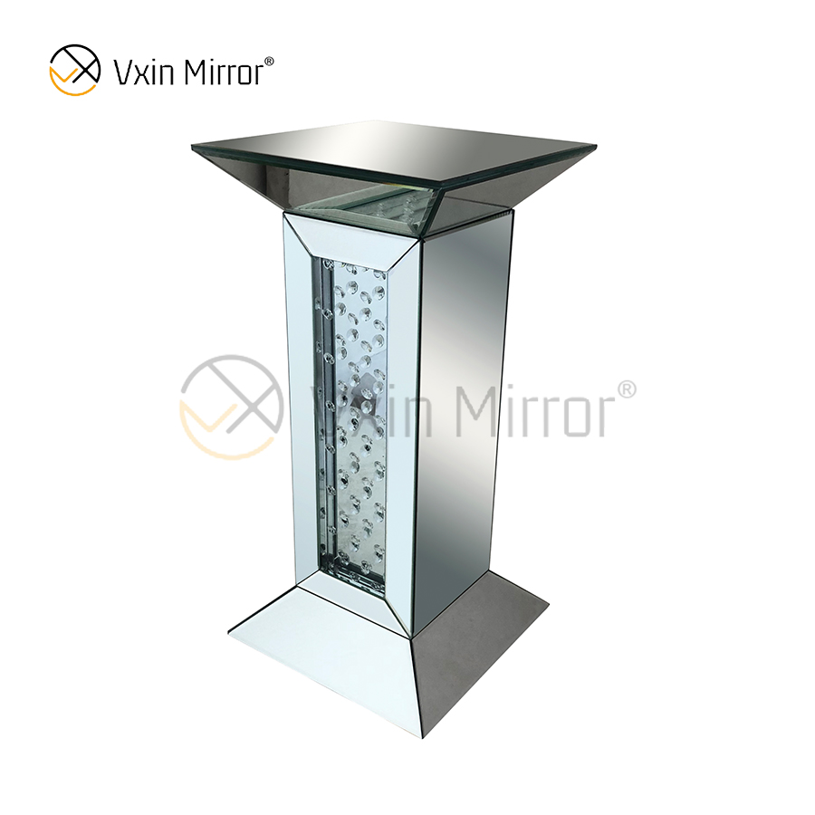 Vxin Mirrored Furniture WXF-764 Modern Elegant Diamond Crystal Side Table