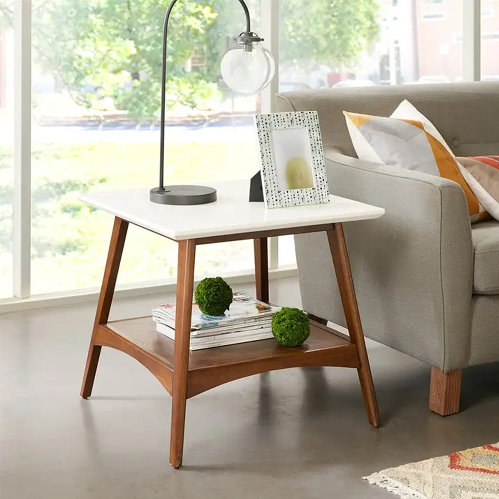 Double Shelf Side Table