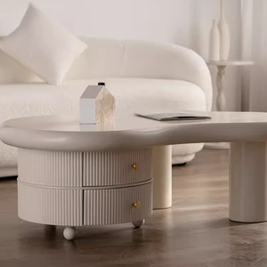 Modern white cream wind Coffee Table
