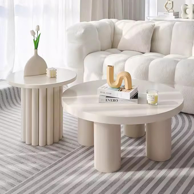 Cream Floral Coffee Table