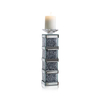 Silver Mirror Candle Holder