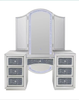 Silver Glass Dressing Table