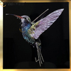 Vxin WXMA-60 Crystal Porcelain Painting Resin Covered MDF Frame Decorative Wall Art Mirror Wall Art