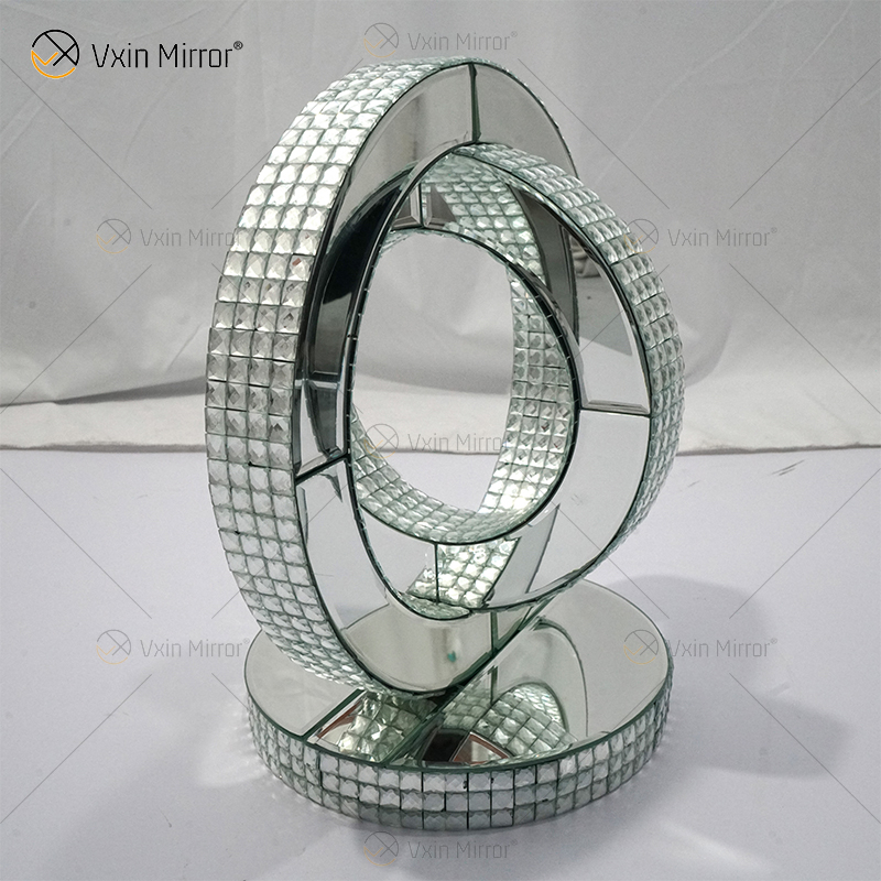 Globe Decor Hot Design Vxin End Table WXF-093-1 Silver Crystal Mirror Side Table