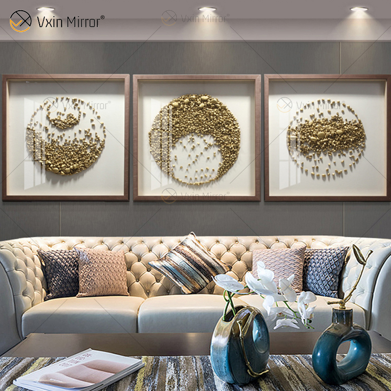 Modern Wall Art Home Decor Metal Wall Art Decor Home Decoration Pieces Luxury Living Room