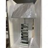 Factory Supply WXTL-141 Modern Silver Crystal Acrylic LED Table Mirror Lamp for Warm Light