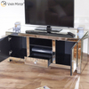 Mirror Glass Furniture Modern Mirrored TV Stand Cabinet