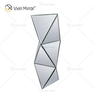 WXMV-039 Home Hotel Decorative Indoor Mirrored Tabletop Mirror Vase