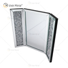 New Design WXM-1790-1 Wall Decoration Silver Crushed Diamond Table Mirrored Column