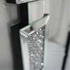 Rectangle New Design Vxin WXM-1149 Wall Decor Silver Crushed Diamond Wall Hanging Mirror Wall Mirror