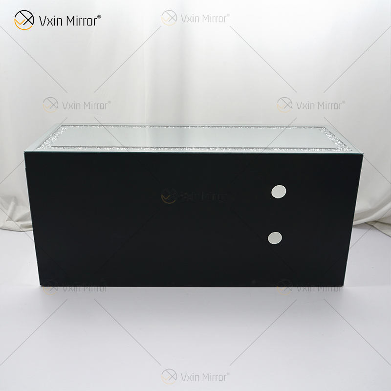 glass front entertainment center