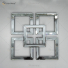 Square Mirrored Wall Decorative Mirror with Beveled Edge Modern Fashionable Wall-Mounted Mirrors WXM-1590