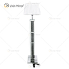 WXFL-032 Living Room Luxury Silver Modern Crushed Dia Mond Floor Standing Lamp Mirror Lamp