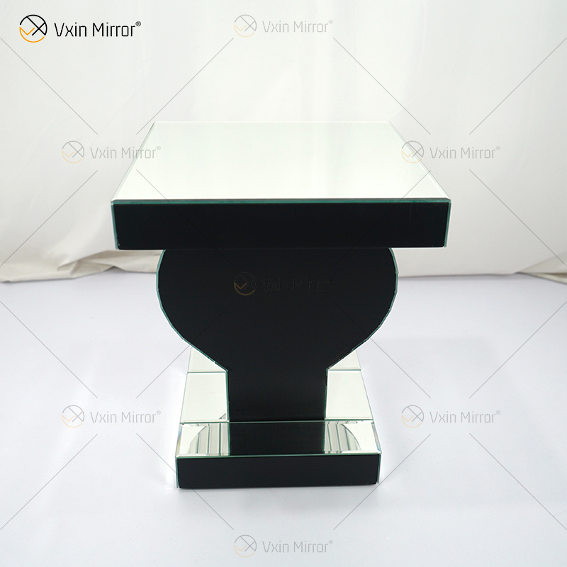 Heart Decor End Table WXF-508-1 Silver Crushed Diamond Mirrored Bedside Tabel Home Furniture