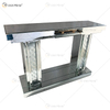 Luxury WXWF-531 Floating Crystal Mirrored Pillar Console Hall Hallway Table Mirror Console Table