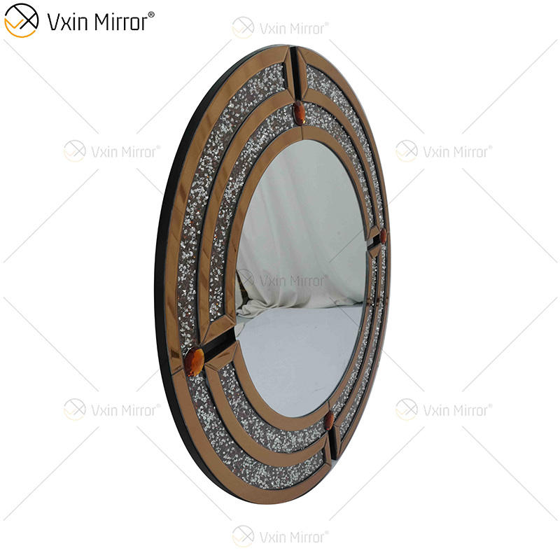 wood floor mirror