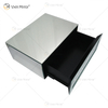 Vxin Factory Supply WXF-153 Silver Wall Decor Silver Crushed Diamond Mirror Rectangle Wall Shelf