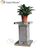 Living Room Decor Vxin WXWF-723 Modern Side Table Silver Crushed Diamond End Table