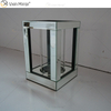 Customizable Name Modern Elegant WXCH-064 Silver Crystal Mirrorr Candle Holder for Home Wedding