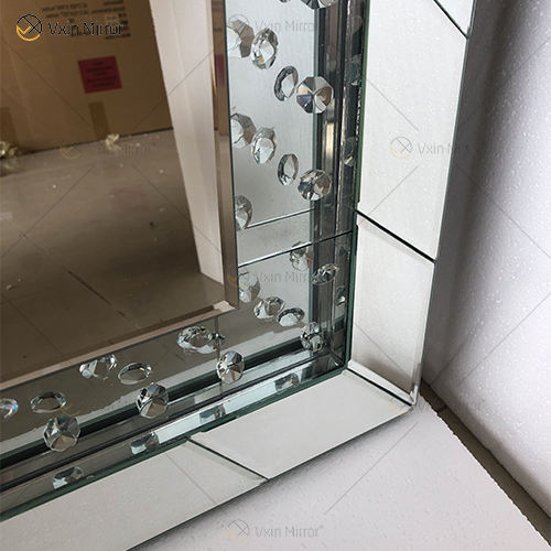 mirrors with white frames