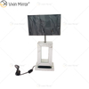 Vxin Supply WXTL-060 Modern Silver Crushed Crystal Mirror Lamp For Bedroom