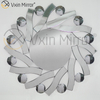 3D Elegant Vxin Modern WXM-1016 Silver Round Fancy Mirror Wall Art