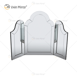 New Design WXM-1132 Wall Decoration Silver Table Mirrored Column